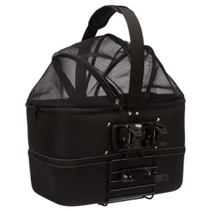 Cykelkurv 41x47x39 cm sort produktbillede