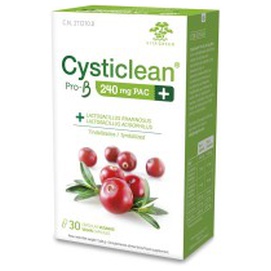 Cysticlean Cysticlean Prob 240 Mg Pac And Probiotics With Cranberry Capsules 30 Units Produktbild