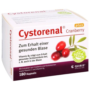 CYSTORENAL Cranberry plus 180 St Kapseln Produktbild