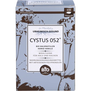 CYSTUS 052 BIO HALSPASTILLEN HONIG-VANILLE 132 St Pastillen Produktbild