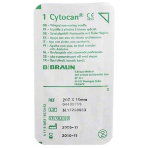 CYTOCAN Portkanüle 20 G 15 mm Produktbild