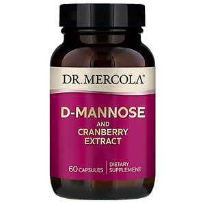 Dr Mercola D-Mannose and Cranberry, 60 kaps produkt bild