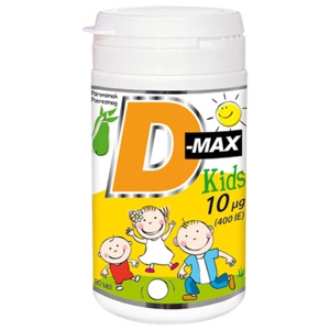 D-Max KIDS Tuggtabletter 10 ug 90 st produkt bild