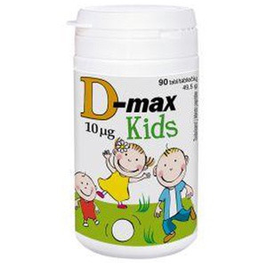 D-Max Kids витамины для детей 10MCG N90 toote pilt