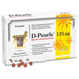 Pharma Nord D-Pearls 125 Ug, 90 kaps produkt bild