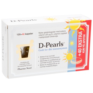 D-Pearls kapsel 20 mcg 120+40 stk produktbilde