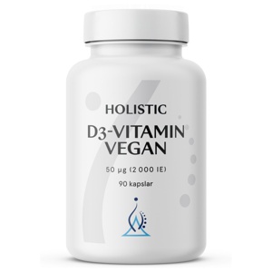 D3-vitamin vegan 2000IE (50 µg) 90 vegetabiliska kapslar produkt bild