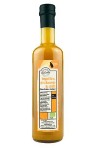 Da Carla Ekologisk Äppelcider Vinegär med Ingefära Gurkmeja och Chili 500 ml produkt bild