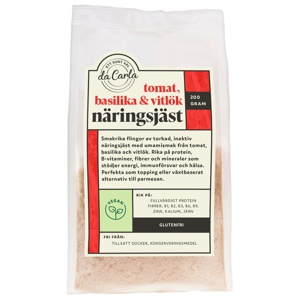 Da Carla Näringsjästflingor Tomat Basilika & Vitlök 200 g produkt bild