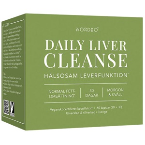 Nordbo Daily Liver Cleanse 60 kapsler produktbillede