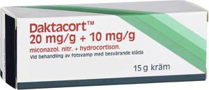 Daktacort kräm 20 mg/g + 10 mg/g 15 g produkt bild