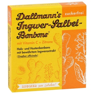 DALLMANN'S Ingwer Salbei Bonbons Produktbild