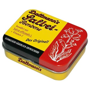 Dallmann``s Salbeibonbons Dose, 46 g Bonbons Produktbild