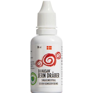 Danasan Jern dråber 30 ml produktbillede
