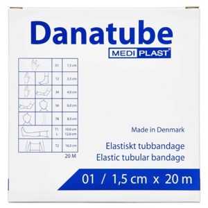 Danatube Rørbandage 1,5 cm x 20 m produktbillede