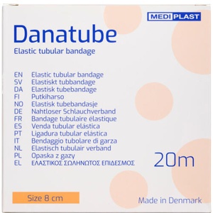 Danatube Rørbandage 8 cm x 20 m produktbillede