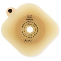 Dansac Nova 2 hudskyddplatta 85 x 85 mm, ring 36 mm, hål 25-28 mm 5 st produkt bild