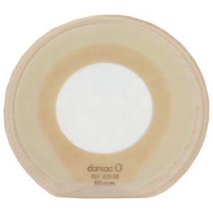 Dansac Nova 1 sluten häftpåse Minicap beige hål 50 mm 30 st produkt bild