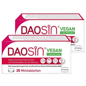 Daosin vegan Tabletten, 2x25 St Tabletten Produktbild