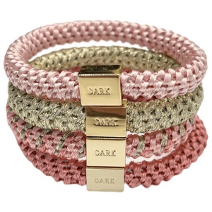 Dark Fat Hair Ties 4 pk Combo produkt bild