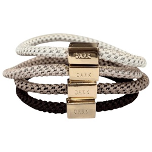Dark Fat Hair Ties Thin 4 Pk Combo produkt bild