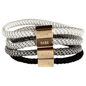 Dark Fat Hair Ties Thin Combo produkt bild
