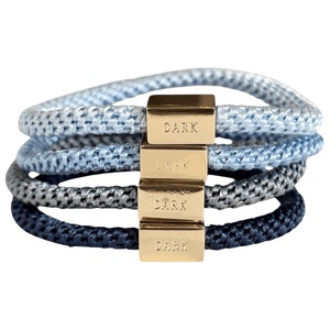 Dark Fat Hair Ties Thin Combo produkt bild
