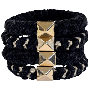 DARK Fluffy Fat Hair Black Mix 4pk produktbillede