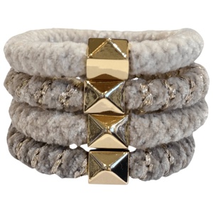 Dark Fluffy Fat Hair Tie produkt bild