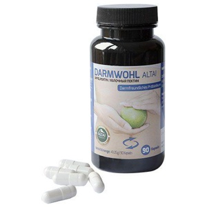 DARMWOHL ALTAI Apfelpektin 90 St Kapseln Produktbild