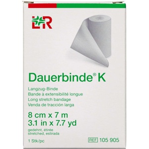 Dauerbind K Lohmann 8 cm x 7 m 1 stk. produktbillede