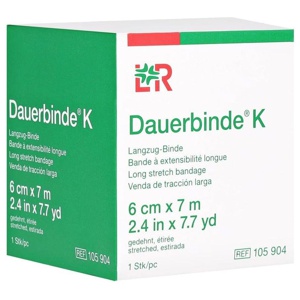 DAUERBINDE kräftig 6 cmx7 m Produktbild