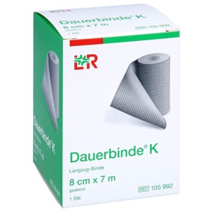 DAUERBINDE kräftig 8 cmx7 m Produktbild