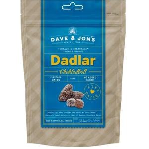 Dave & Jon's Dadlar Chokladboll 125 g produkt bild