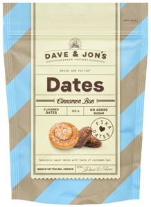 Dave & Jon's Dadlar Kanelbulle 125 g produkt bild
