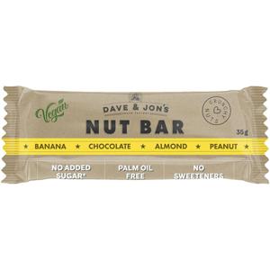 Dave & Jon's Nötbar Banan/Choklad 35 g produkt bild