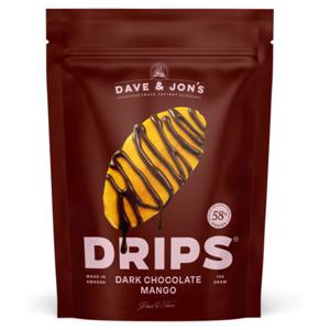 Dave & Jon's Torkad mango med mörk choklad 100g produkt bild