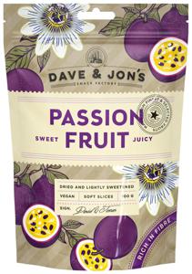 Dave & Jon´s Torkad Passionsfrukt 100 g produkt bild