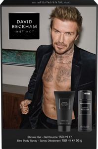 David Beckham Gift Set Instinct Deo Spray 150 ml + Shower Gel 150 ml produkt bild
