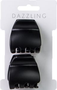 Dazzling Hår 2-pack matta hårklämmor produkt bild