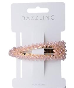 Dazzling Hårklämma skiffer rosa 9 cm produkt bild