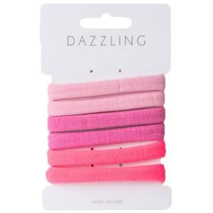 Dazzling Hårsnoddar mjuka Rosa 6-pack produkt bild