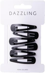 Dazzling Hår 6-pack svarta hårspännen produkt bild
