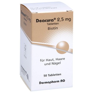 DEACURA 2,5 mg Tabletten 50 St Tabletten Produktbild