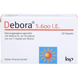 DEBORA 5.600 I.E. Kapseln Produktbild