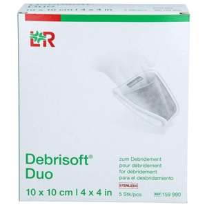 DEBRISOFT Duo Wundbettvorbereitung 10x10 cm Produktbild