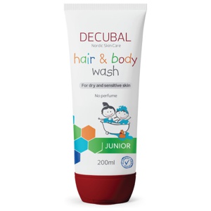 Decubal Junior Hair & Body Wash, 200 ml produktbilde