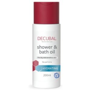 Decubal Hydrating Shower & Bath Oil 200 ml produktbillede