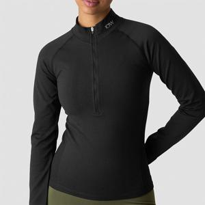 Define Långärmad 1/2 Zip Svart produkt bild