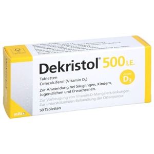 DEKRISTOL-500-I-E-Tabletten Produktbild